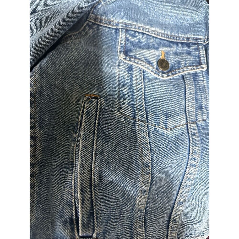 Eddie Bauer Denim Jeans Jacket for Women Long Sleeve Classic Jacket Blue Medium - Picture 5 of 5